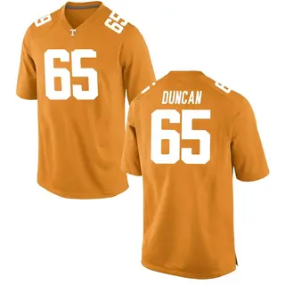 Replica Men's Trevor Duncan Tennessee Volunteers Nike College Jersey - Orange