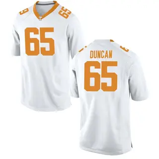 Replica Men's Trevor Duncan Tennessee Volunteers Nike College Jersey - White