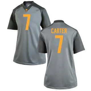 Replica Women's Arion Carter Tennessee Volunteers Nike College Jersey - Gray