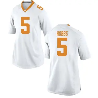Replica Women's Daevin Hobbs Tennessee Volunteers Nike College Jersey - White