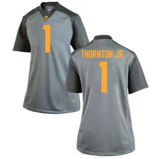 Replica Women's Dont'e Thornton Jr. Tennessee Volunteers Nike College Jersey - Gray