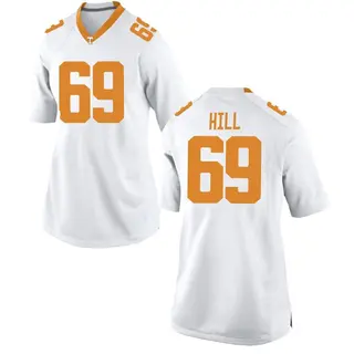 Replica Women's Gus Hill Tennessee Volunteers Nike College Jersey - White