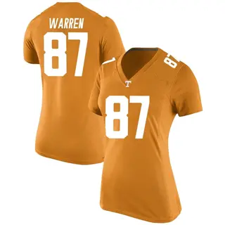 Replica Women's Jacob Warren Tennessee Volunteers Nike College Jersey - Orange