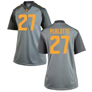 Replica Women's Jadon Perlotte Tennessee Volunteers Nike College Jersey - Gray