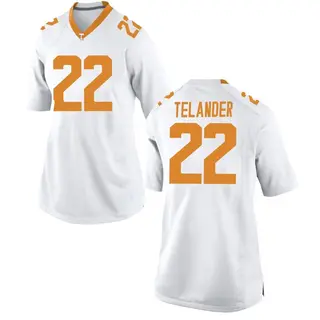 Replica Women's Jeremiah Telander Tennessee Volunteers Nike College Jersey - White
