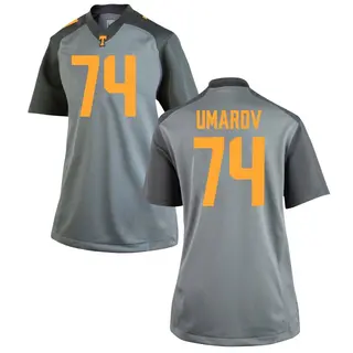 Replica Women's Shamurad Umarov Tennessee Volunteers Nike College Jersey - Gray
