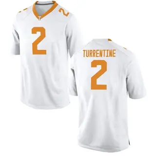 Replica Youth Andre Turrentine Tennessee Volunteers Nike College Jersey - White