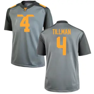 Replica Youth Cedric Tillman Tennessee Volunteers Nike College Jersey - Gray