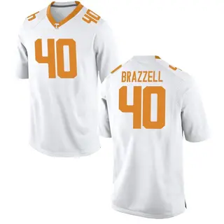 Replica Youth Colin Brazzell Tennessee Volunteers Nike College Jersey - White