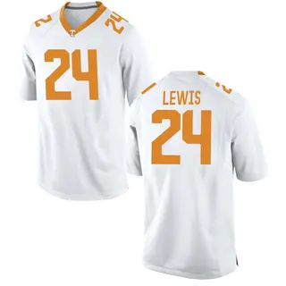 Replica Youth Dylan Lewis Tennessee Volunteers Nike College Jersey - White