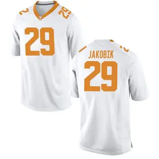 Replica Youth Jack-Henry Jakobik Tennessee Volunteers Nike College Jersey - White