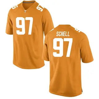 Replica Youth Josh Schell Tennessee Volunteers Nike College Jersey - Orange