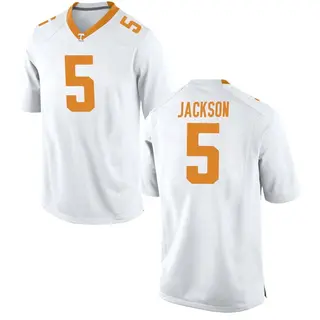Replica Youth Radarious Jackson Tennessee Volunteers Nike College Jersey - White