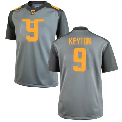 Replica Youth Ramel Keyton Tennessee Volunteers College Jersey - Gray