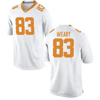 Replica Youth Trey Weary Tennessee Volunteers Nike College Jersey - White