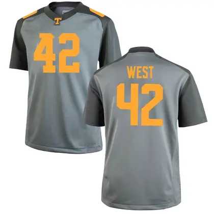 Replica Youth Tyre West Tennessee Volunteers College Jersey - Gray
