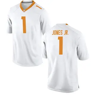 Replica Youth Velus Jones Jr. Tennessee Volunteers Nike College Jersey - White